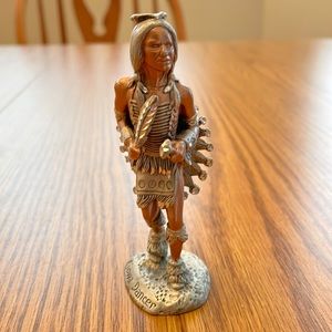 Kiowa Dancer pewter.  1990 Masterworks fine pewter. Vintage